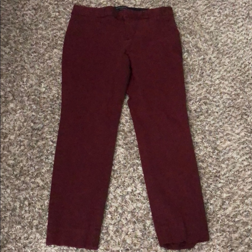 Maroon dress pants